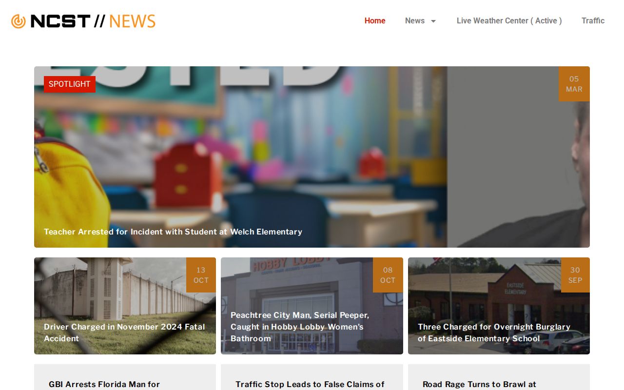 Coweta County Grantville incident news page for local arrest coverage